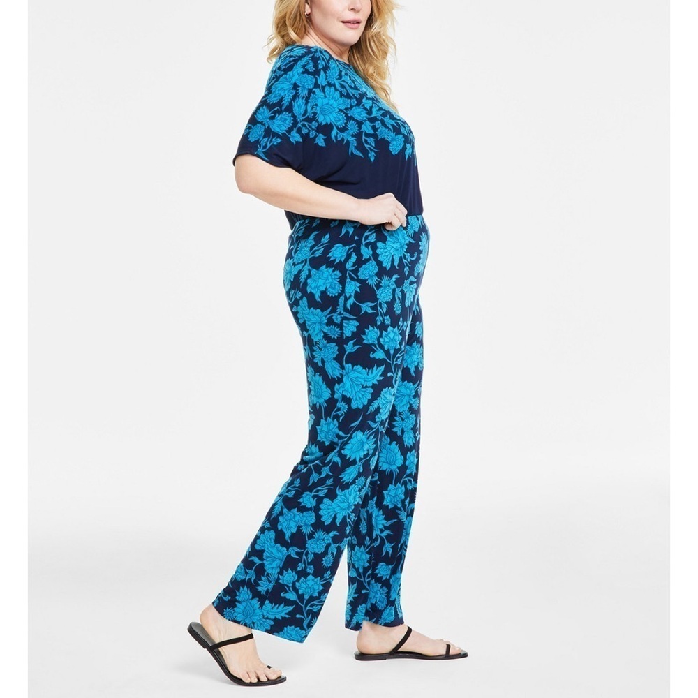 JM COLLECTION plus size Elena pull on wide leg pant size 1X